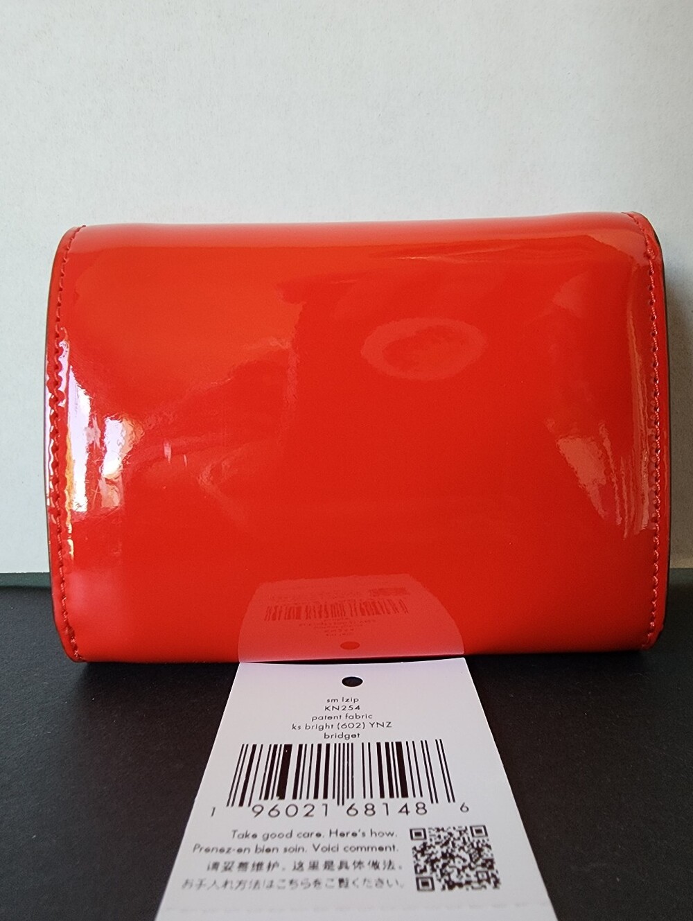 ✨️NWT✨️ Kate Spade Small L-Zip Bridget Patent Leather Wallet, 2025, $189 MSRP - Picture 2 of 7